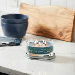 Yankee Candle Bayside Cedar Signature Multi-Wick Tumbler Candle -Water Bottle Store yankee candle 1630082e bayside cedar signature multi wick tumbler candle lifestyle 1