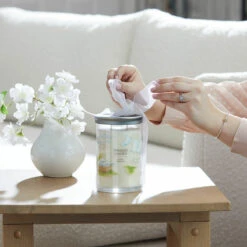 Yankee Candle Clean Cotton Signature Large Tumbler Candle -Water Bottle Store yankee candle 1630643e clean cotton signature large tumbler candle lifestyle 1