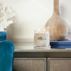 Yankee Candle Seaside Woods Signature Medium Jar Candle -Water Bottle Store yankee candle 1630669e seaside woods signature medium jar candle lifestyle 1