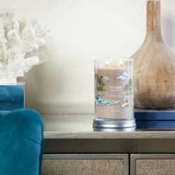 Yankee Candle Seaside Woods Signature Large Tumbler Candle -Water Bottle Store yankee candle 1630719e seaside woods signature large tumbler candle lifestyle 1