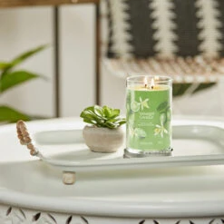 Yankee Candle Vanilla Lime Signature Large Tumbler Candle -Water Bottle Store yankee candle 1630721e vanilla lime signature large tumbler candle lifestyle 2