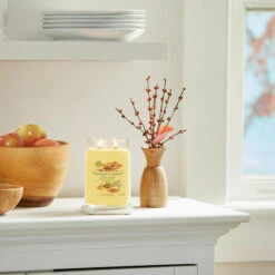 Yankee Candle Autumn Sunset Signature Large Jar Candle -Water Bottle Store yankee candle 1631767e autumn sunset signature large jar candle lifestyle 1