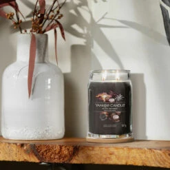 Yankee Candle Black Coconut Signature Large Jar Candle -Water Bottle Store yankee candle 1701371e black coconut signature large jar candle lifestyle 1