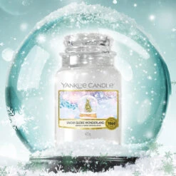 Yankee Candle Snow Globe Wonderland Large Jar Candle -Water Bottle Store yankee candle 1720942e snow globe wonderland large jar candle lifestyle 2