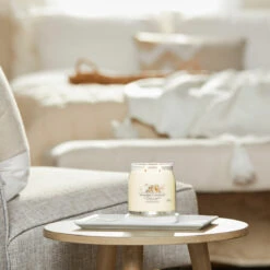 Yankee Candle Soft Wool & Amber Signature Medium Jar Candle -Water Bottle Store yankee candle 1721078e soft wool amber signature medium jar candle lifestyle 1