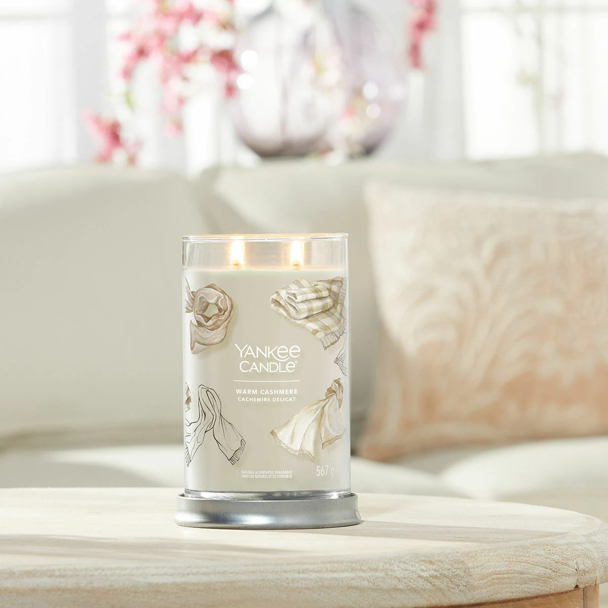 Yankee Candle Warm Cashmere Signature Large Tumbler Candle 4 Yankee Candle Warm Cashmere Signature Large Tumbler Candle - Image 4