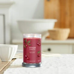Yankee Candle Black Cherry Signature Large Tumbler Candle 7 Yankee Candle Black Cherry Signature Large Tumbler Candle -Water Bottle Store yankee candle 1724478e black cherry signature large tumbler candle lifestyle 1