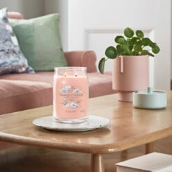 Yankee Candle Watercolour Skies Signature Large Jar Candle -Water Bottle Store yankee candle 1734816e watercolour skies signature large jar candle lifestyle 2