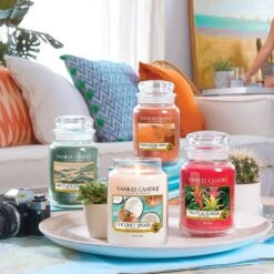 Yankee Candle Coconut Splash Large Jar Candle -Water Bottle Store yankee candle just go wax range 02 13