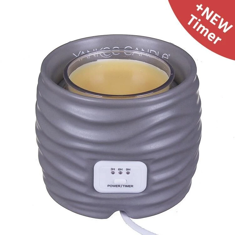 Yankee Candle Noah Grey Scenterpiece Easy MeltCup Warmer - With Timer 3 Yankee Candle Noah Grey Scenterpiece Easy MeltCup Warmer - With Timer - Image 3