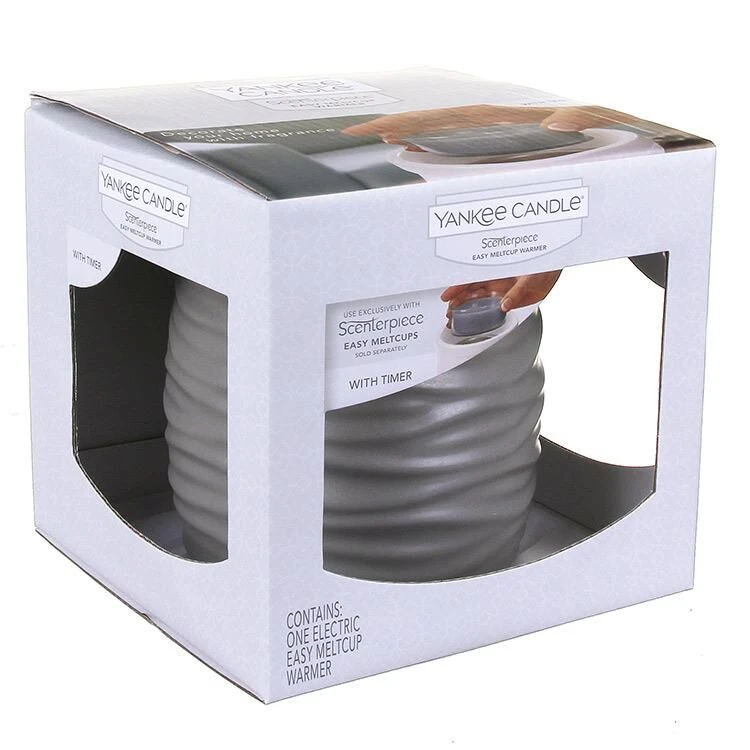 Yankee Candle Noah Grey Scenterpiece Easy MeltCup Warmer - With Timer 4 Yankee Candle Noah Grey Scenterpiece Easy MeltCup Warmer - With Timer - Image 4